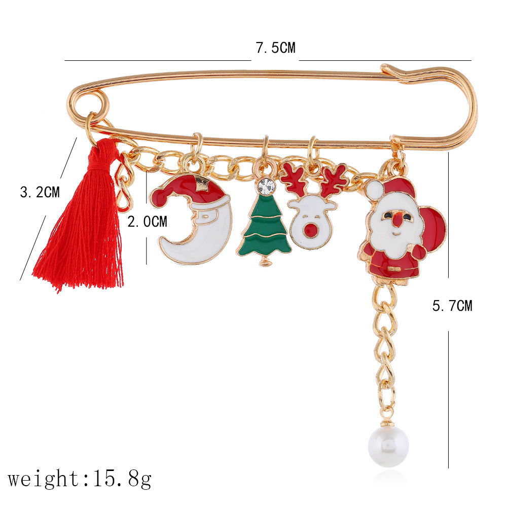 Alloy New Christmas Series brooch (Minimo de Compra 2) MYA-ZuanL026