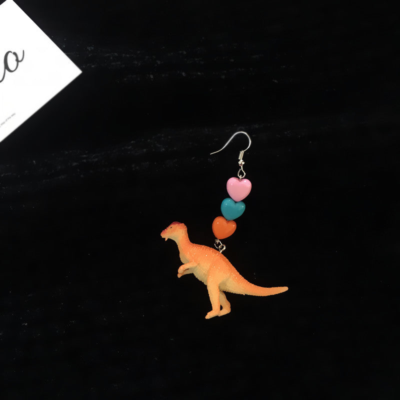 Acrylic Fun Dinosaur Earrings (Minimo de Compra 2) MIC-ChouT031