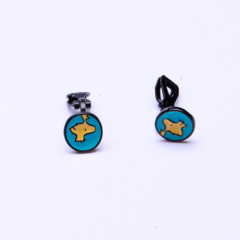 Alloy cartoon anime earrings (Minimo de Compra 2) MIC-QiR052