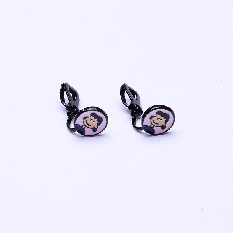 Alloy cartoon anime earrings (Minimo de Compra 2) MIC-QiR052