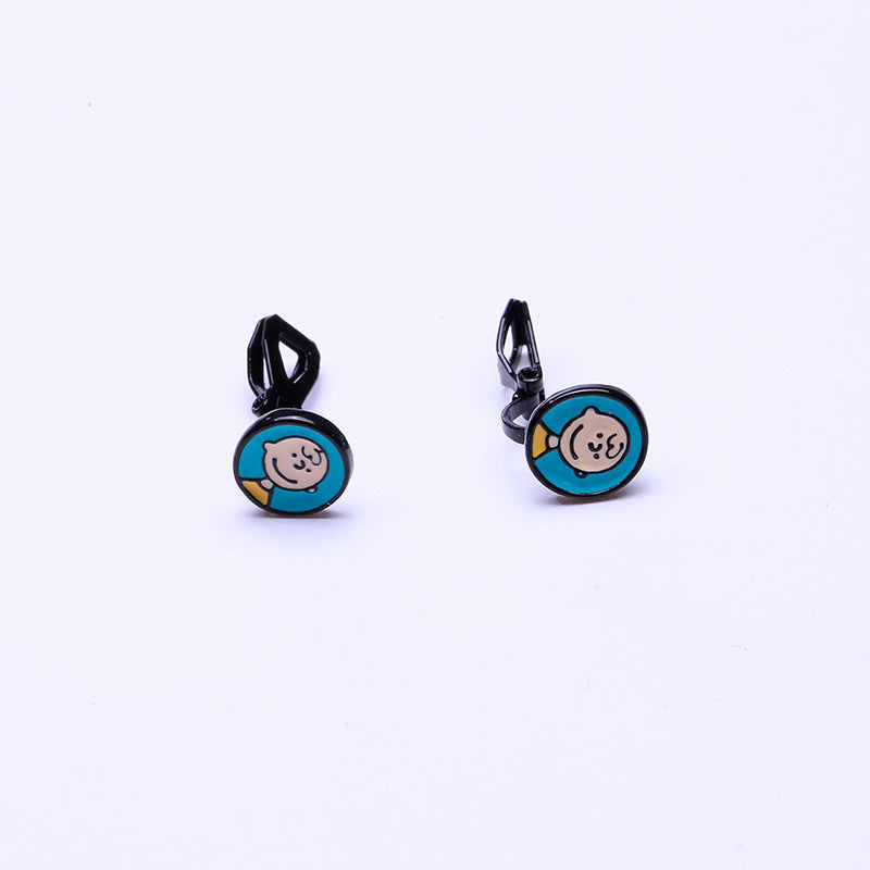 Alloy cartoon anime earrings (Minimo de Compra 2) MIC-QiR052