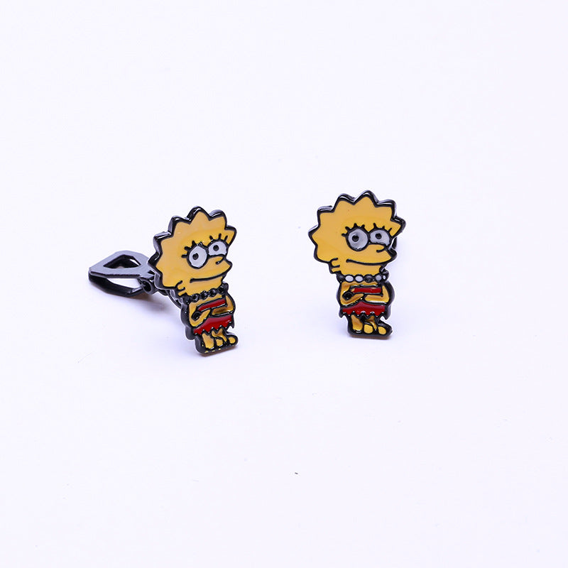 Alloy New Cartoon Anime Earrings (Minimo de Compra 10) MIC-QiR048