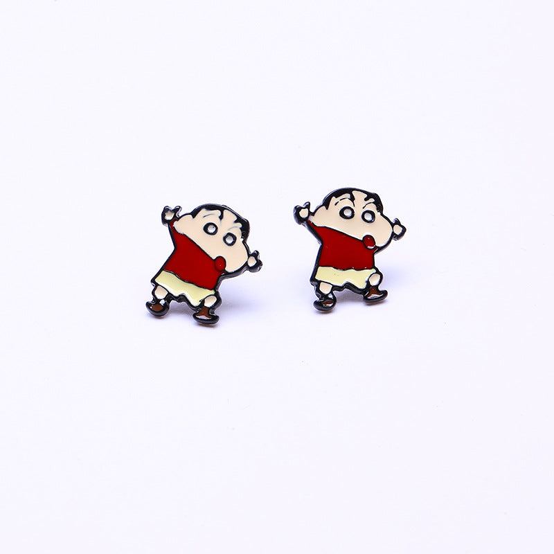 Alloy New Cartoon Anime Earrings (Minimo de Compra 10) MIC-QiR048