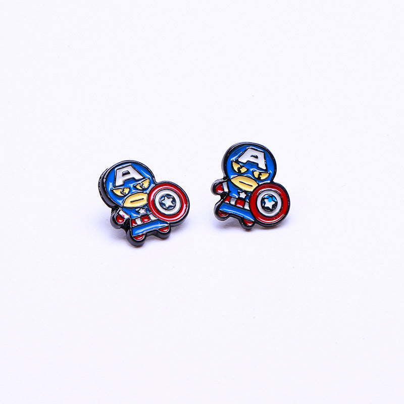 Alloy New Cartoon Anime Earrings (Minimo de Compra 10) MIC-QiR048