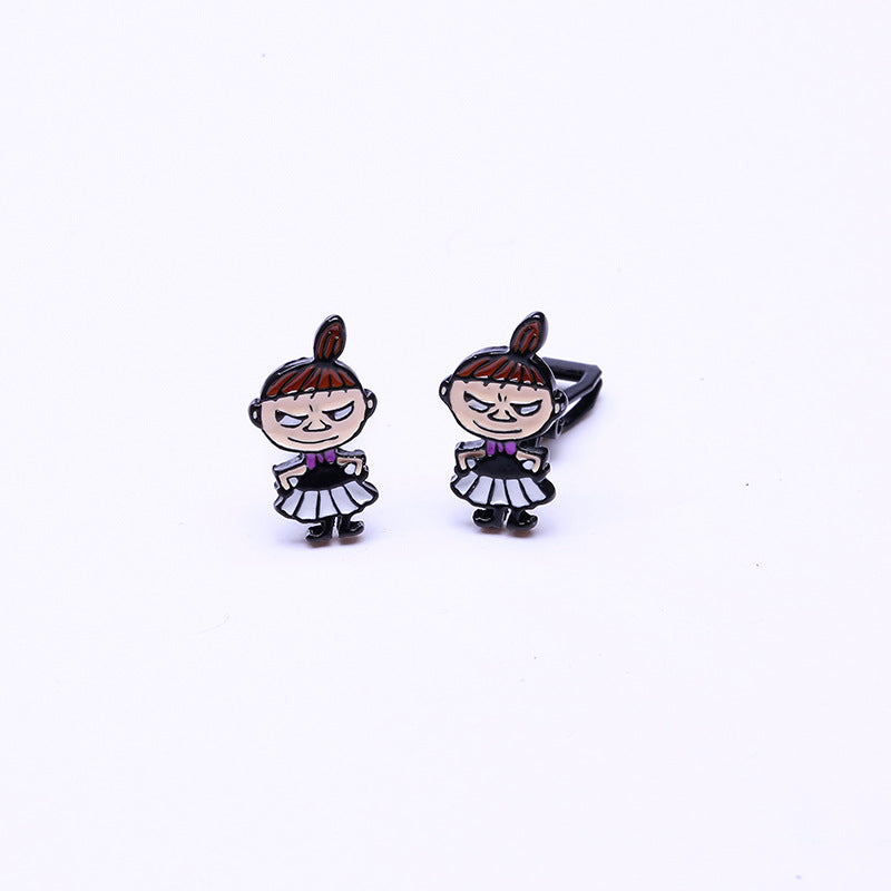 Alloy New Cartoon Anime Earrings (Minimo de Compra 10) MIC-QiR048