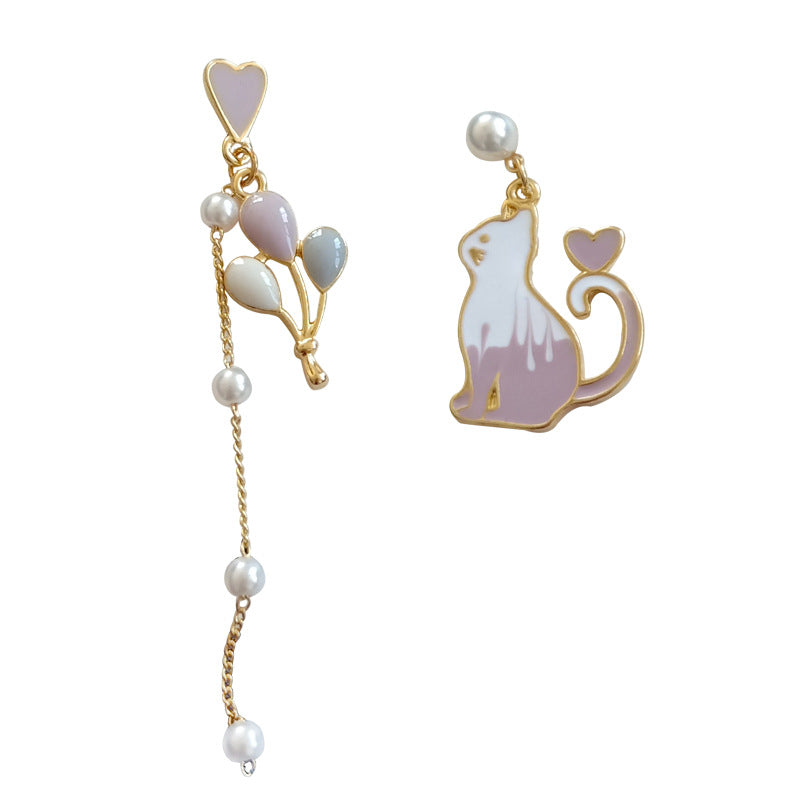 Alloy long chain pearl earrings (Minimo de compra 2) MYA-YBY033