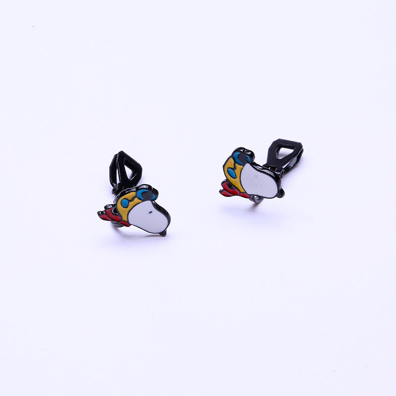 Alloy cartoon anime earrings (Minimo de Compra 2) MIC-QiR052