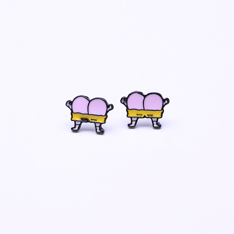 Alloy Earrings Cute Cartoon (M) MIC-QiR002