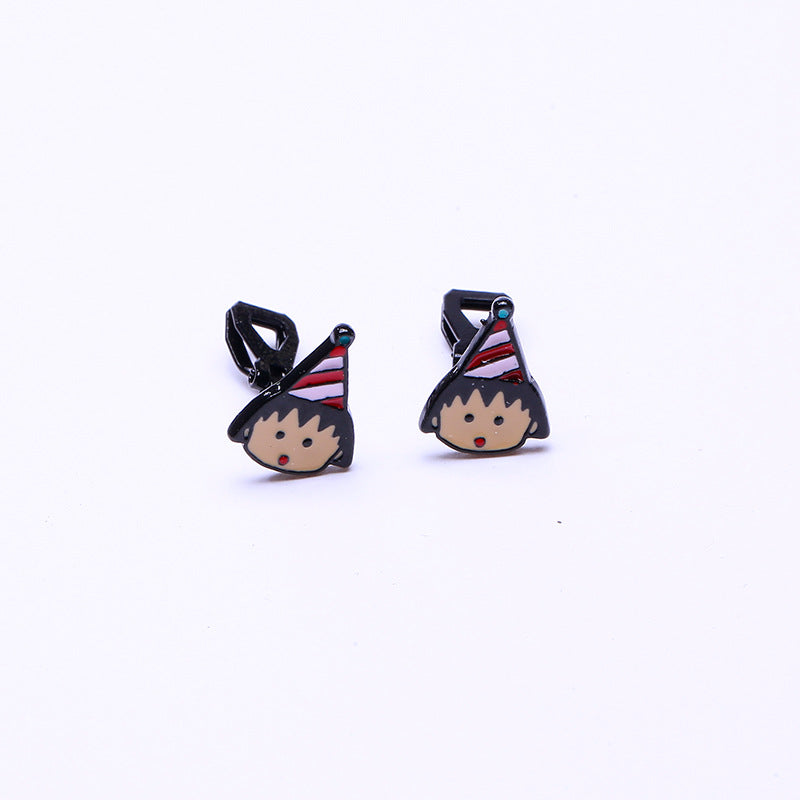 Alloy New Cartoon Anime Earrings (Minimo de Compra 10) MIC-QiR048