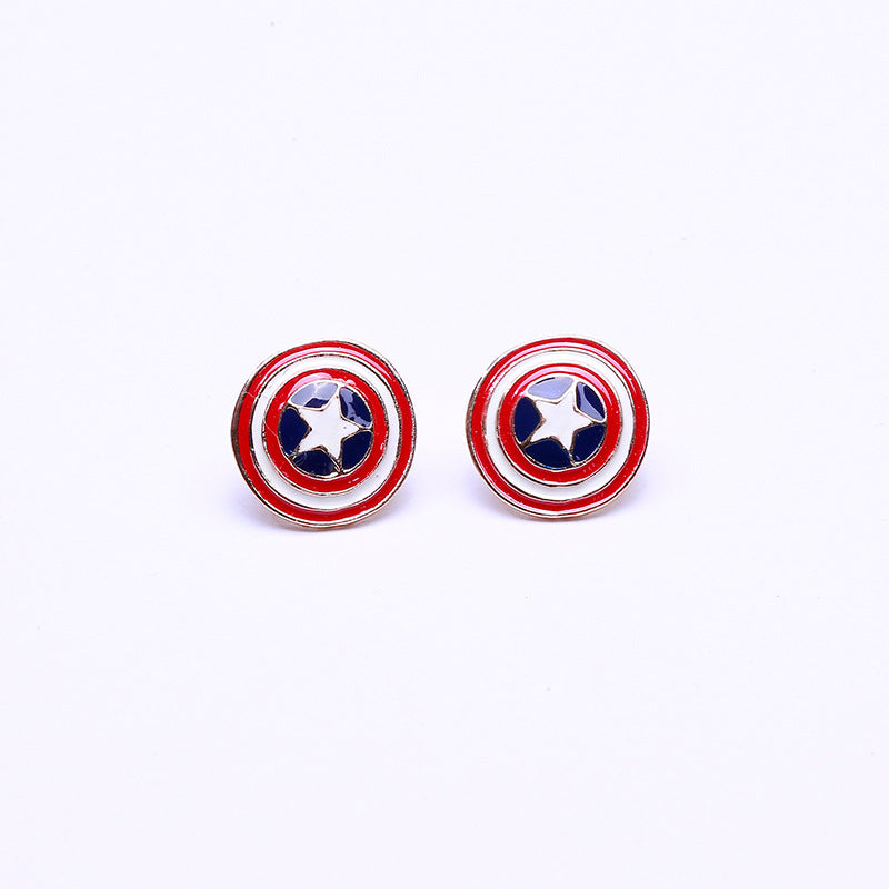 Alloy New Cartoon Anime Earrings (Minimo de Compra 10) MIC-QiR048