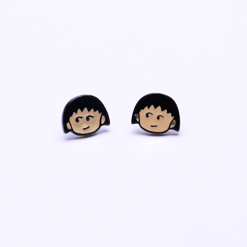 Alloy New Cartoon Anime Earrings (Minimo de Compra 10) MIC-QiR048