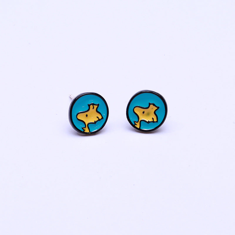 Alloy cartoon anime earrings (Minimo de Compra 2) MIC-QiR052