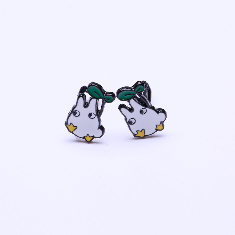 Alloy cartoon anime earrings (Minimo de Compra 2) MIC-QiR052