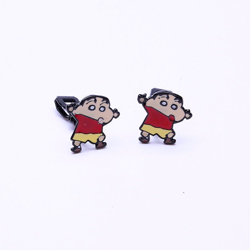 Alloy New Cartoon Anime Earrings (Minimo de Compra 10) MIC-QiR048