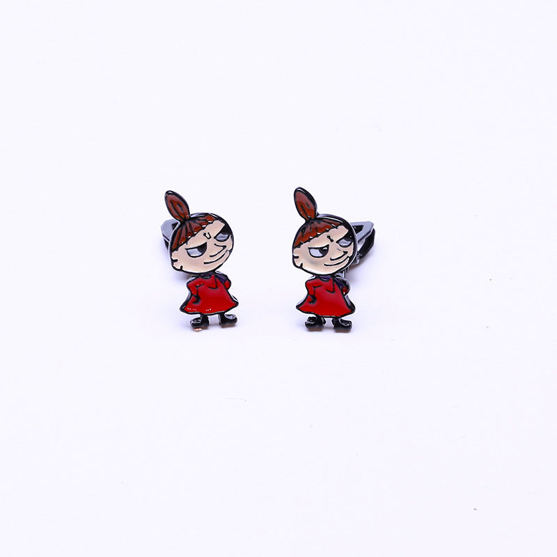 Alloy New Cartoon Anime Earrings (Minimo de Compra 10) MIC-QiR048