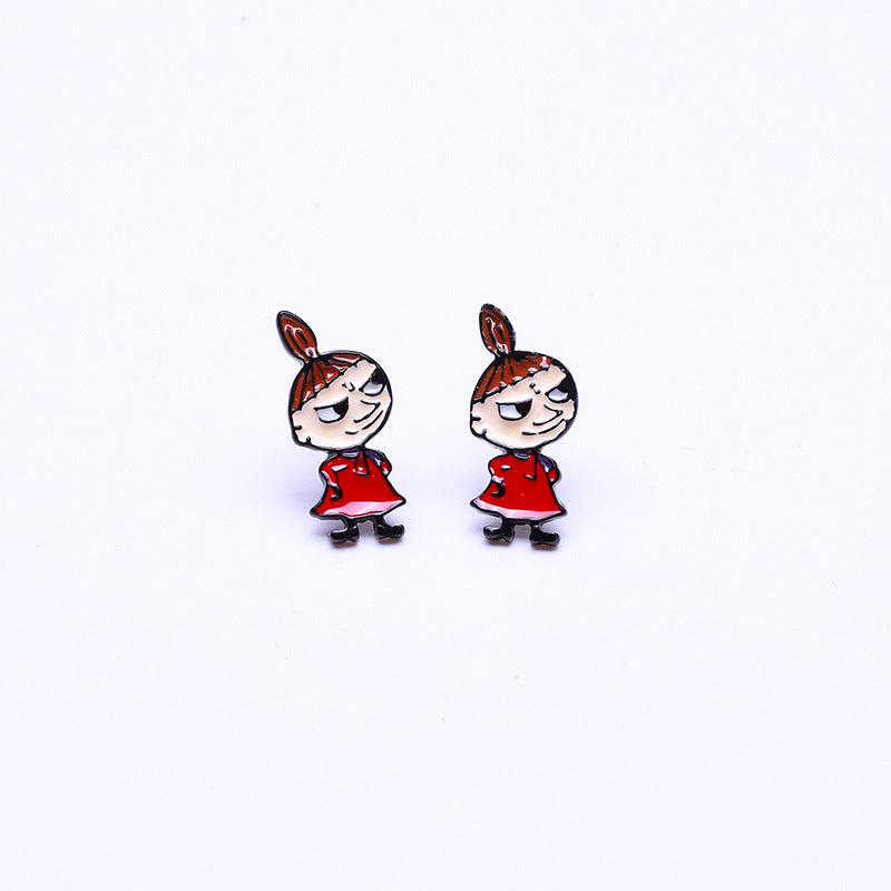 Alloy New Cartoon Anime Earrings (Minimo de Compra 10) MIC-QiR048