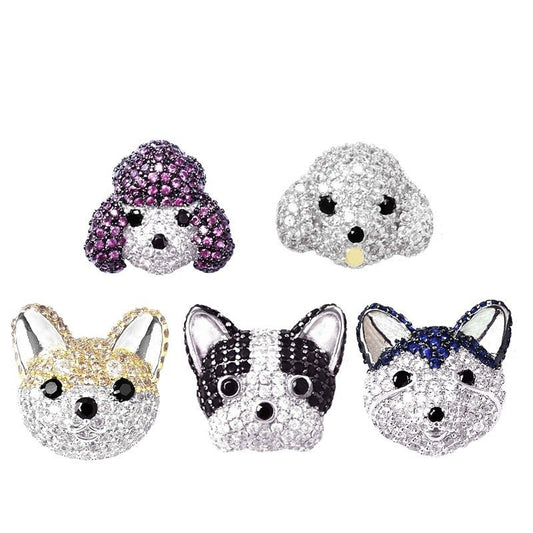 Cartoon Mini Animal Zircon Earrings MIC-ES-WeiH001