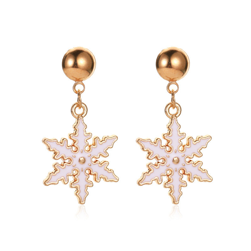 Alloy Christmas Snow Pumpkin Earrings (Minimo de Compra 2) MIC-MiaoY089