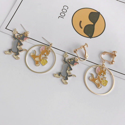 Yellow mouse earrings earrings Minimo de compra 2 MIC-LSY005