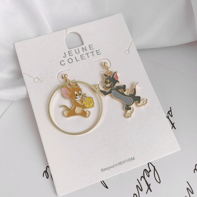 Yellow mouse earrings earrings Minimo de compra 2 MIC-LSY005