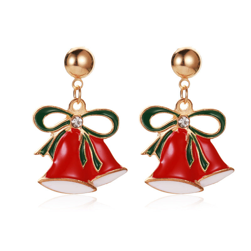 Alloy Christmas Snow Pumpkin Earrings (Minimo de Compra 2) MIC-MiaoY089