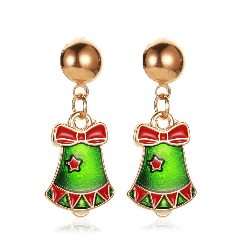 Alloy Christmas Snow Pumpkin Earrings (Minimo de Compra 2) MIC-MiaoY089