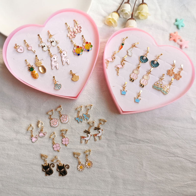 Alloy cute earrings (Minimo de Compra 2) MIC-HanJ008