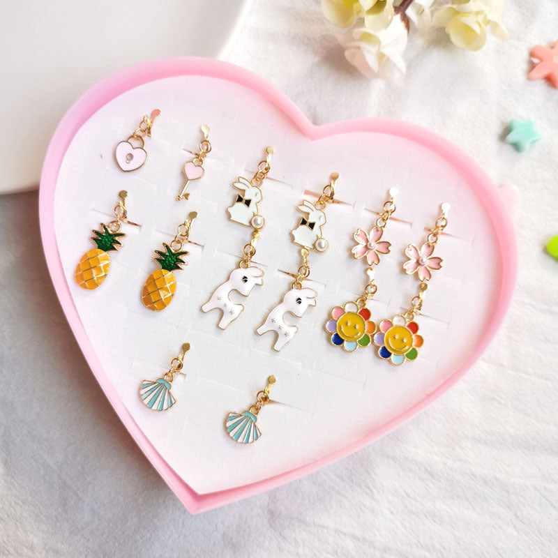 Alloy cute earrings (Minimo de Compra 2) MIC-HanJ008