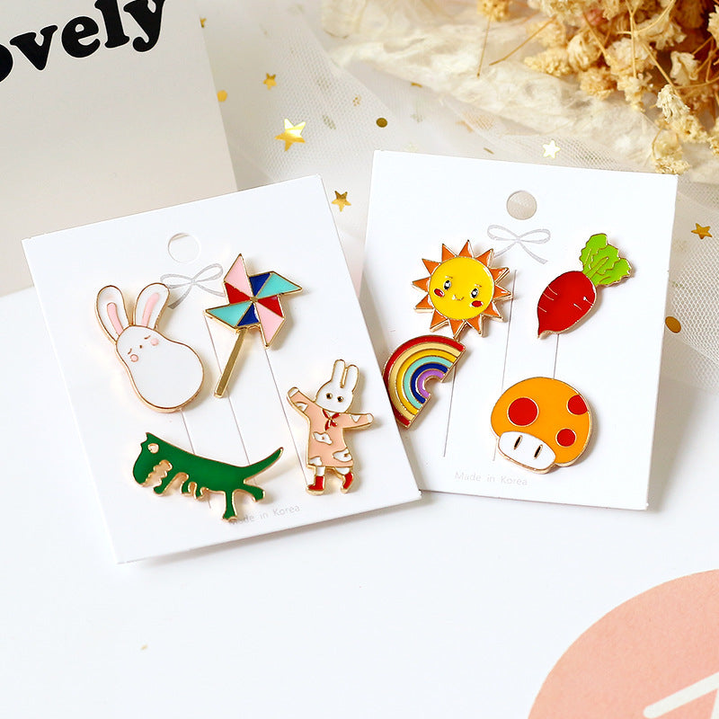 Alloy cartoon cute brooch (Minimo de compra 2) MIC-DongQ011