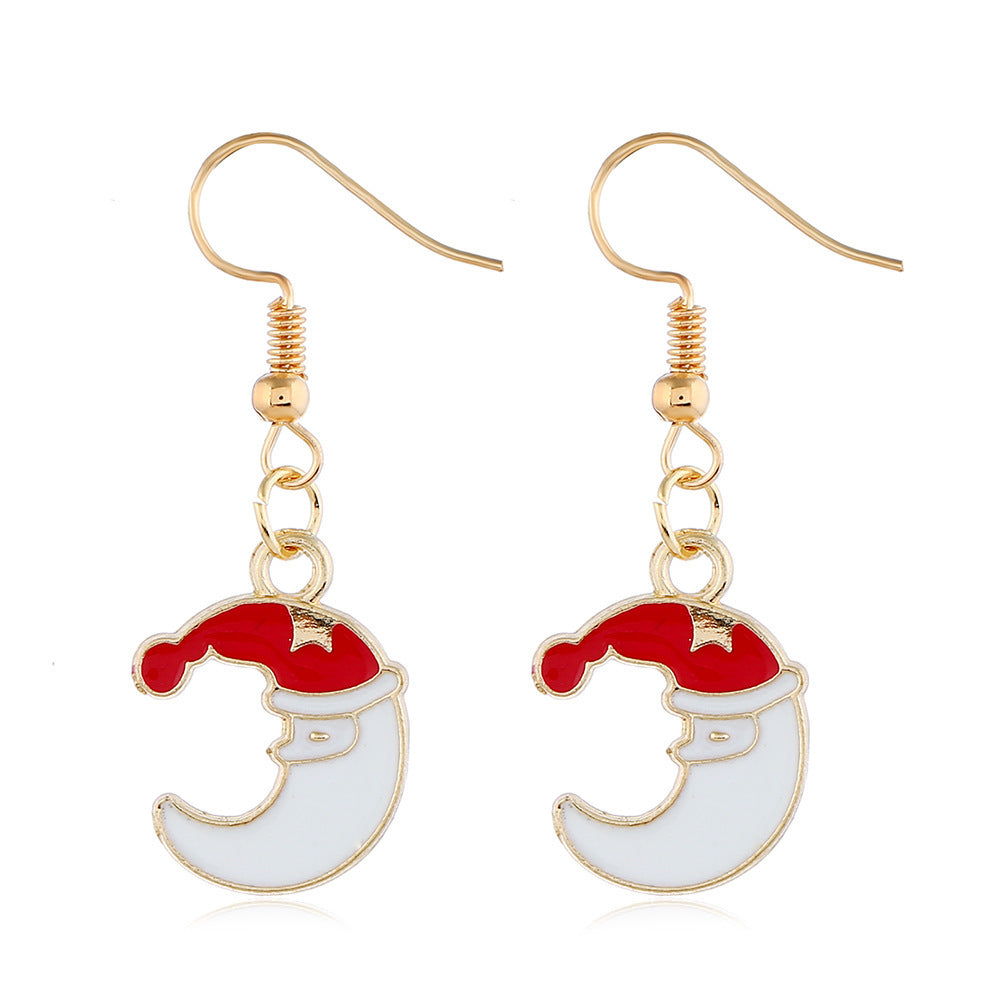 Alloy Christmas series earrings (Minimo de Compra 2) MIC-ZuanL013