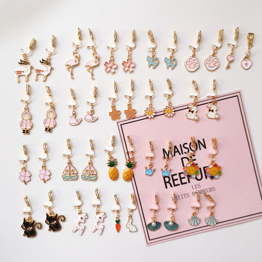 Alloy cute earrings (Minimo de Compra 2) MIC-HanJ008