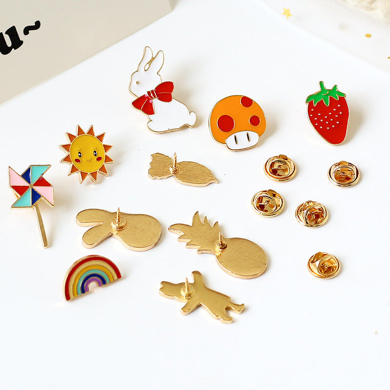 Alloy cartoon cute brooch (Minimo de compra 2) MIC-DongQ011