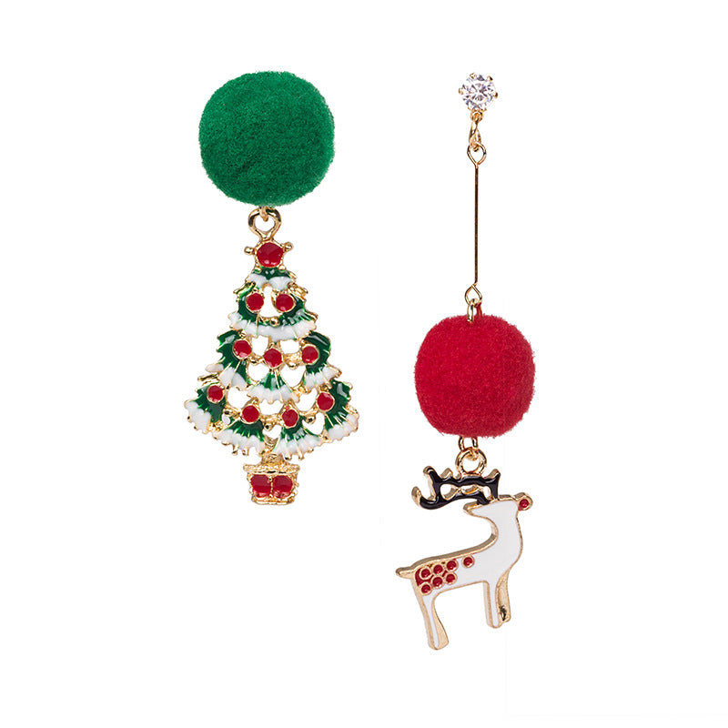 Alloy Christmas series earrings (Minimo de Compra 2) MIC-MDD090