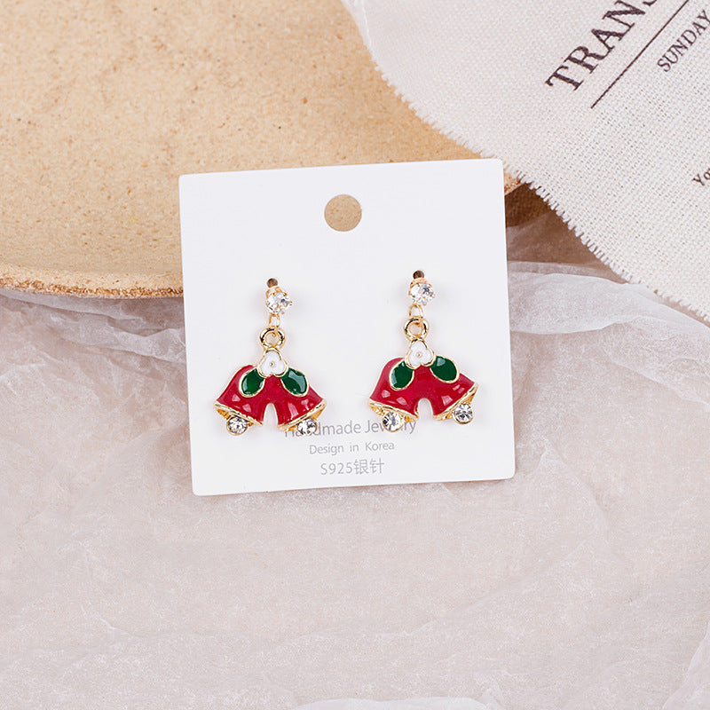 Alloy Christmas series earrings (Minimo de Compra 2) MIC-MDD081