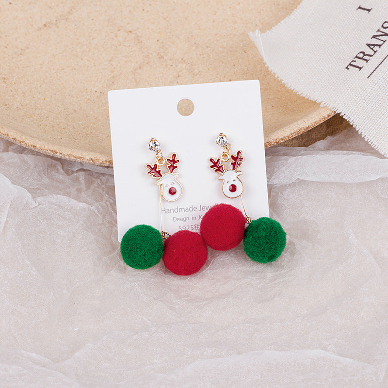 Alloy Christmas series earrings (Minimo de Compra 2) MIC-MDD081