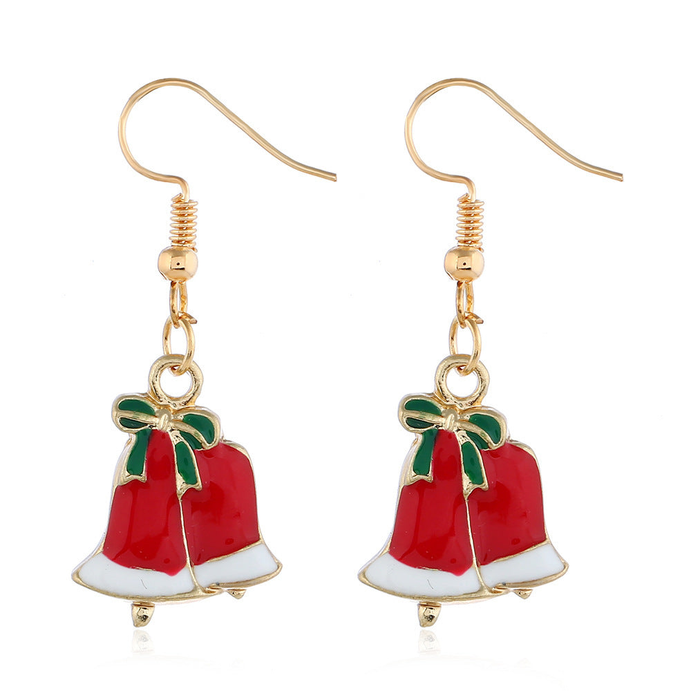 Alloy Christmas series earrings (Minimo de Compra 2) MIC-ZuanL013