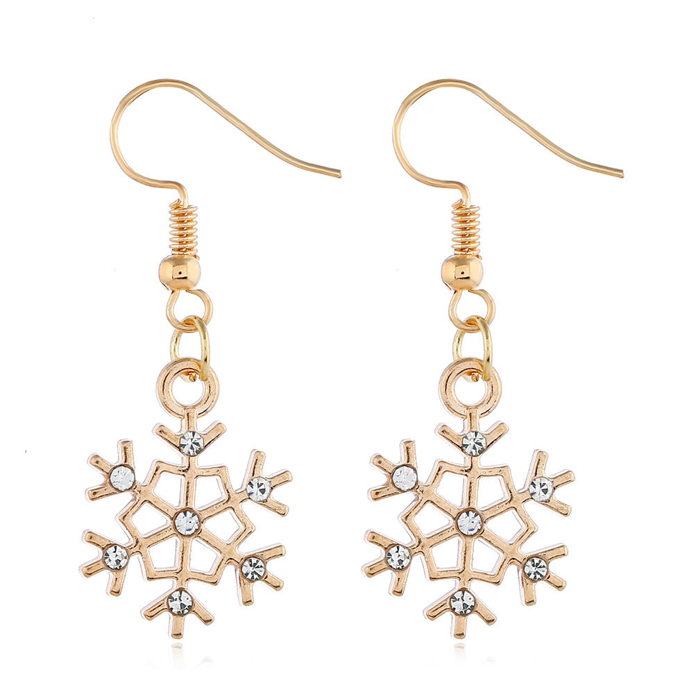 Alloy Christmas series earrings (Minimo de Compra 2) MIC-ZuanL013