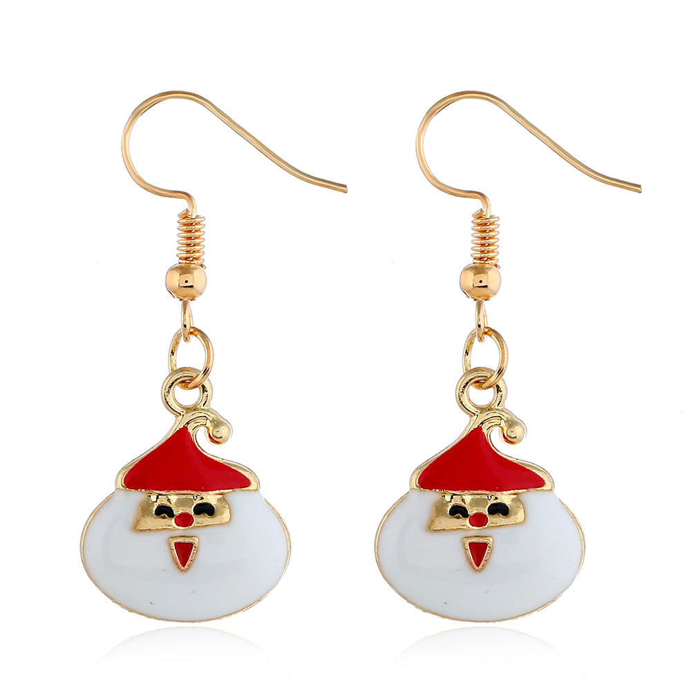 Alloy Christmas series earrings (Minimo de Compra 2) MIC-ZuanL013