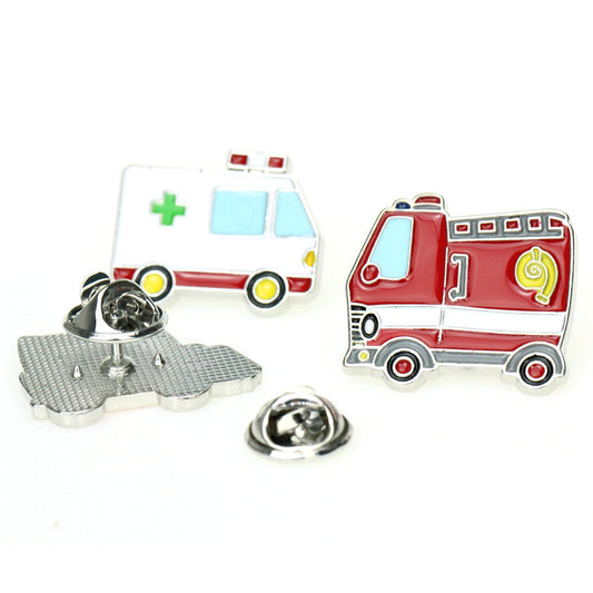 Alloy green car brooch (Minimo de Compra 2) MIC-BaiF015