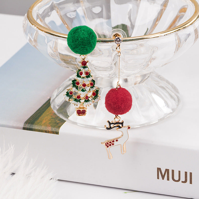 Alloy Christmas series earrings (Minimo de Compra 2) MIC-MDD090