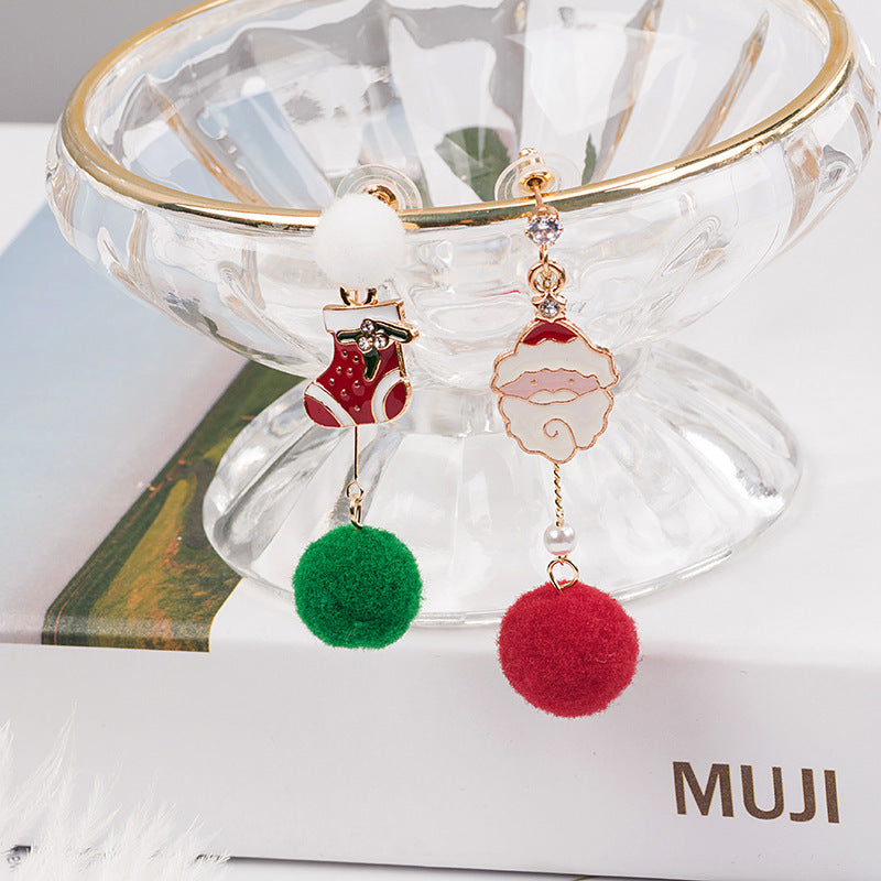 Alloy Christmas series earrings (Minimo de Compra 2) MIC-MDD090