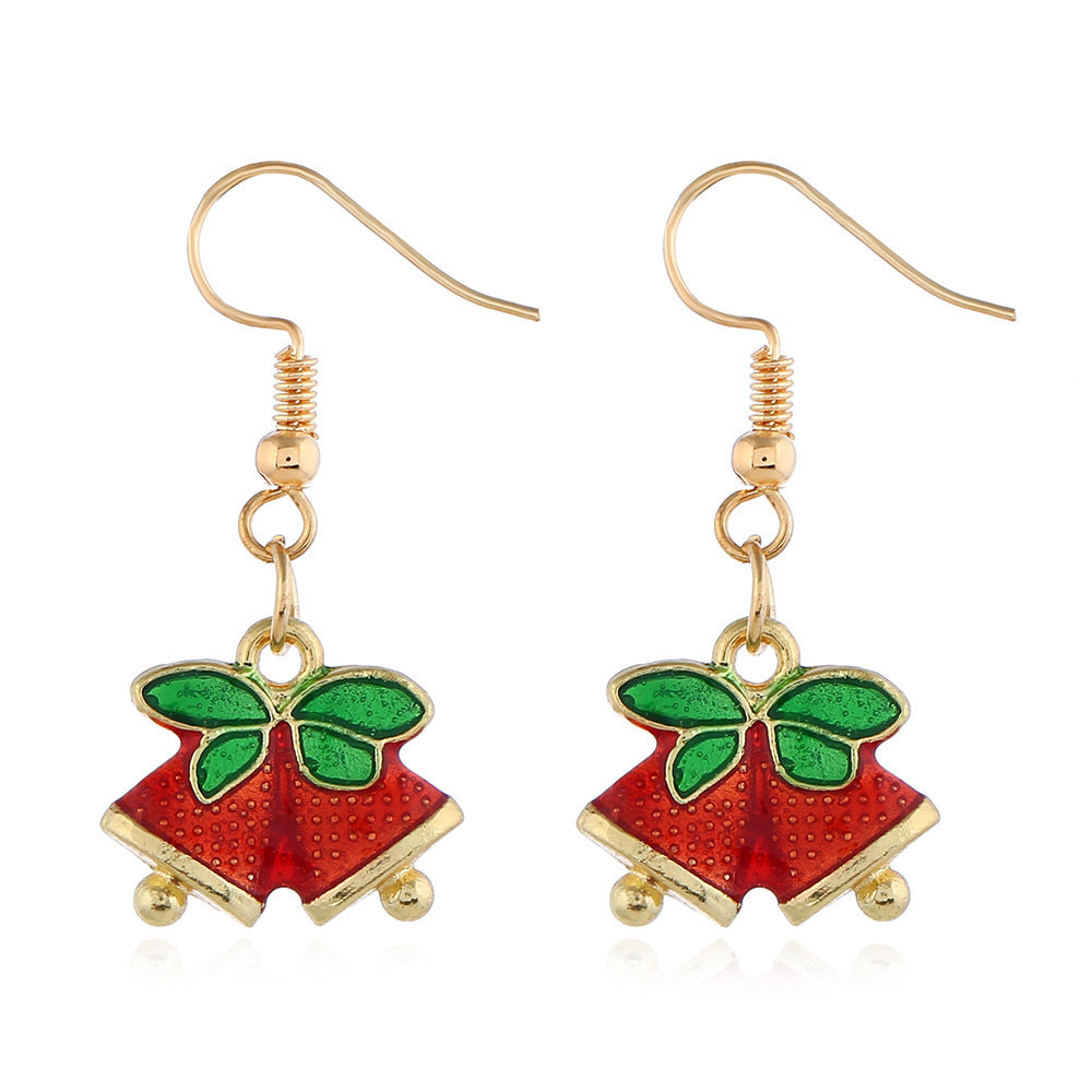 Alloy Christmas series earrings (Minimo de Compra 2) MIC-ZuanL013