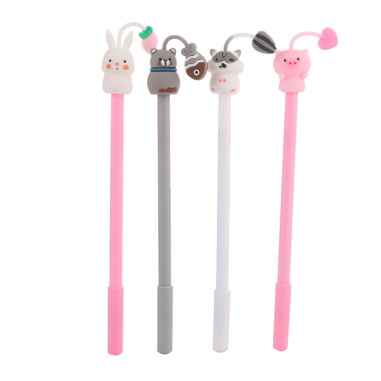 Cartoon Tentacles Animal Silicone Plastic Ballpoint Pen Liuj011