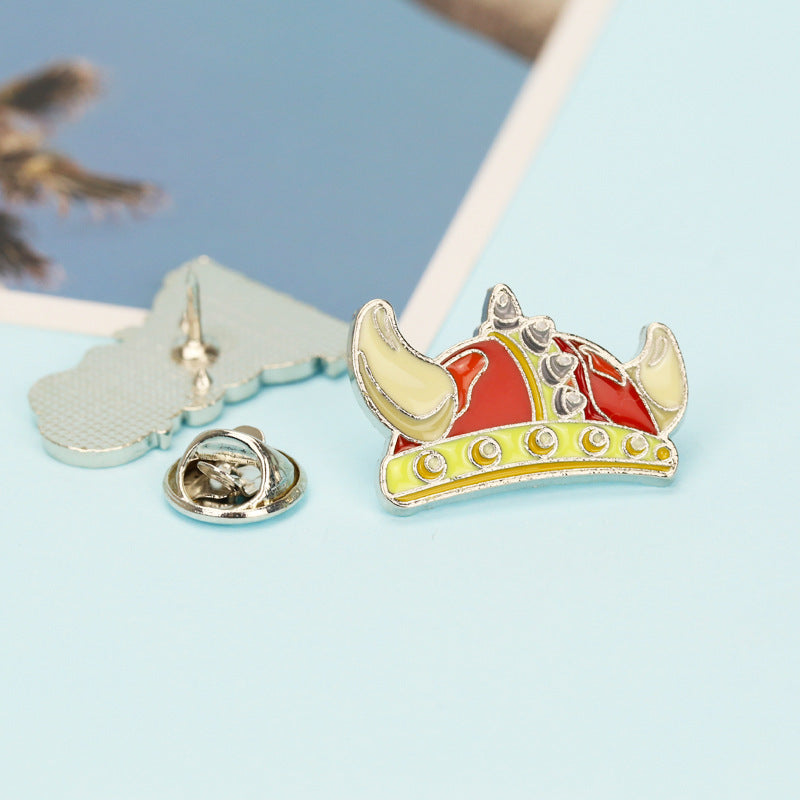 Alloy cartoon Danish princess brooch (Minimo de Compra 2) MYA-BaiF001