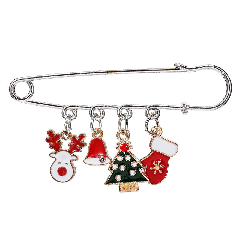 Alloy Christmas astronaut brooch (Minimo de compra 2) MIC-YiM040