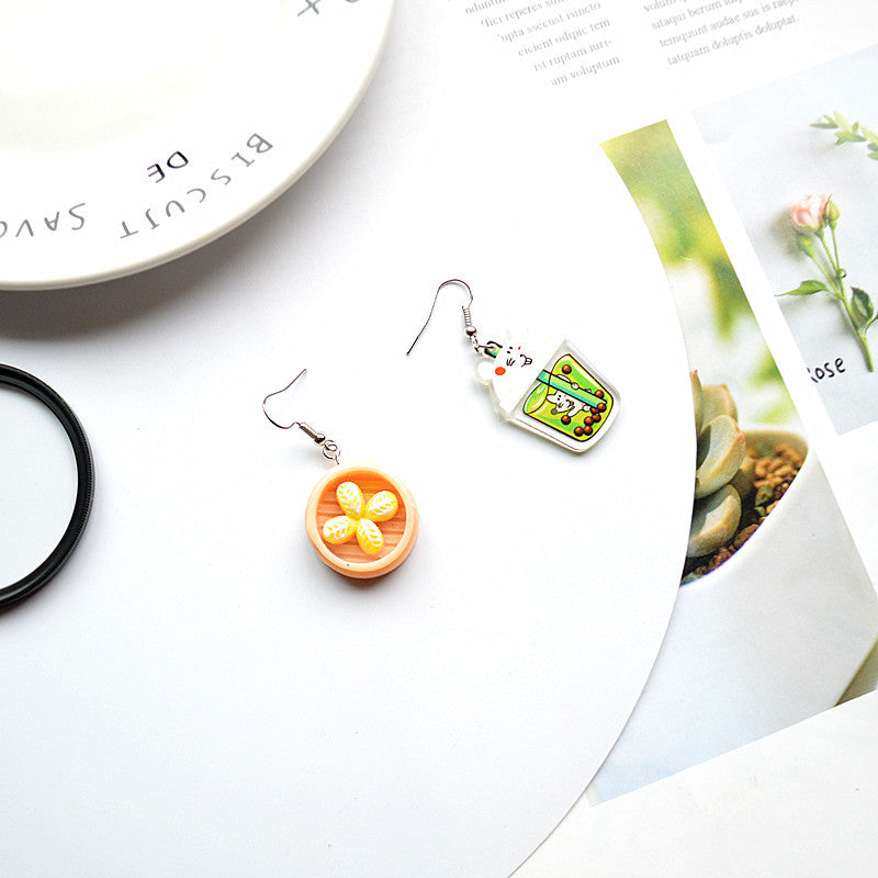 Resin simulated food earrings (Minimo de Compra 2) MIC-XieN038