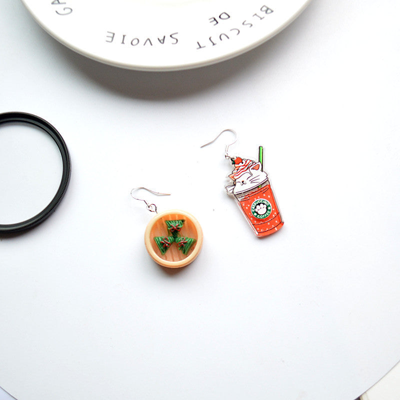 Resin simulated food earrings (Minimo de Compra 2) MIC-XieN038