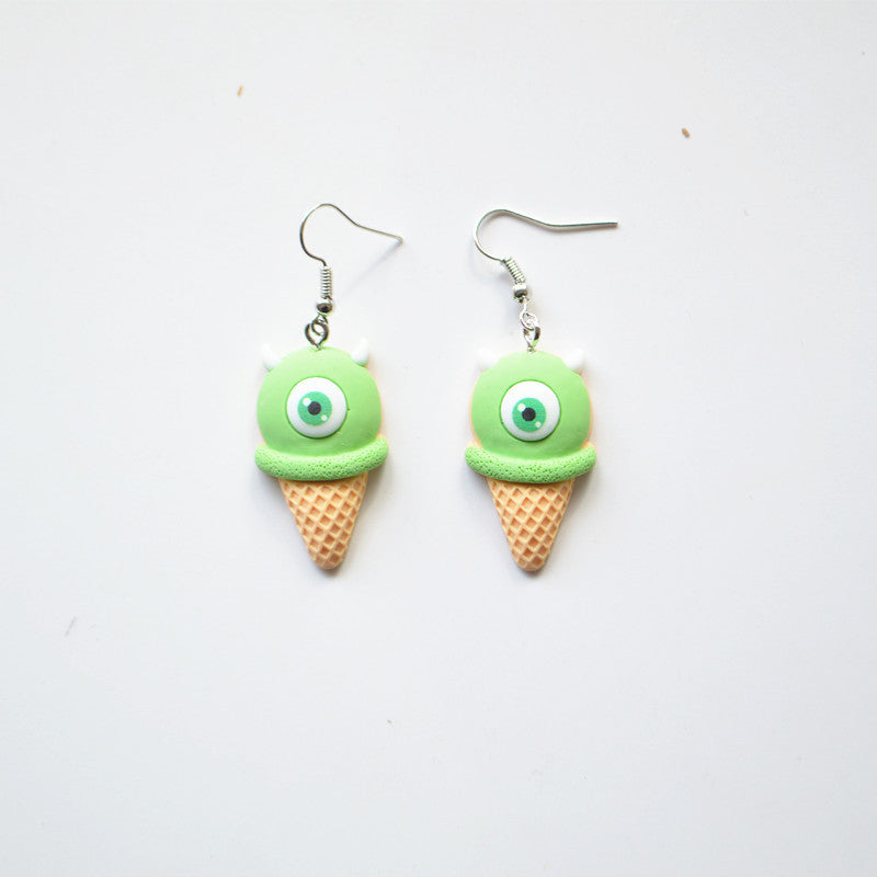 Resin creative ice cream earrings (Minimo de Compra 2) MYA-XieN035