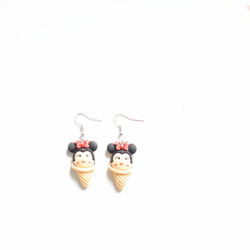 Resin creative ice cream earrings (Minimo de Compra 2) MYA-XieN035