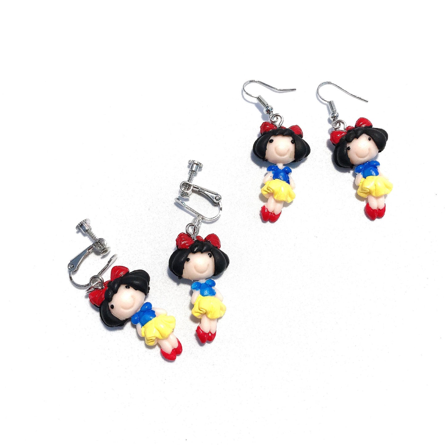 Resin cartoon character mermaid earrings MIC-JiX016